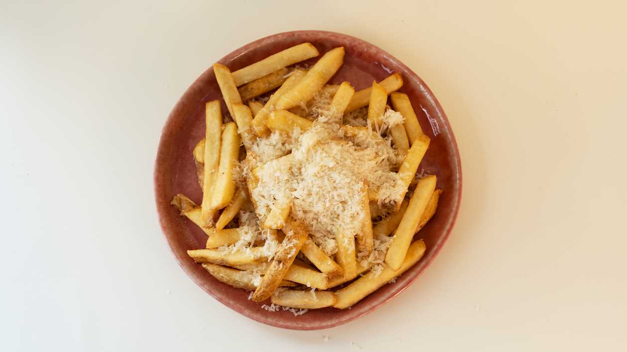 Frytki z parmezanem
