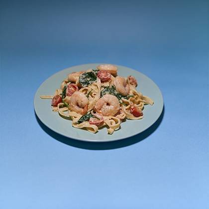Tagliatelle z Krewetkami
