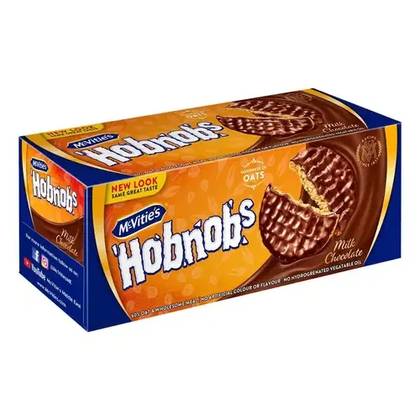 Mcvities Hobnobs Oat Crunch Milk Chocolate Biscuit 300g