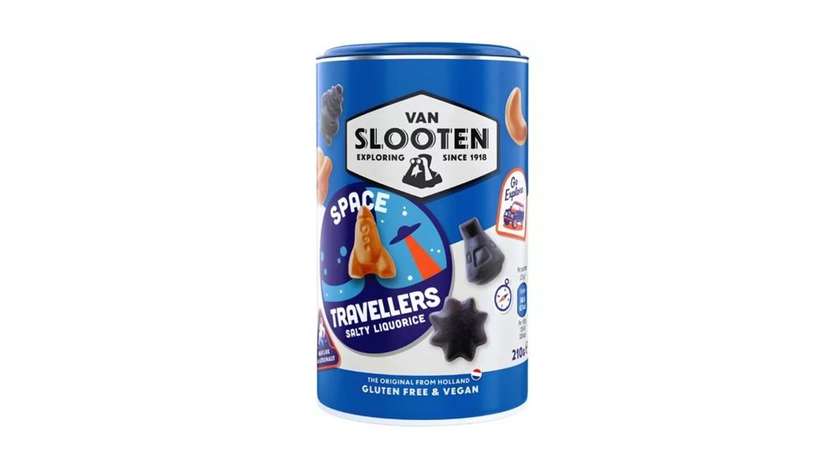 Saldymedžio saldainiai VAN SLOOTEN SPACE TRAVELERS, 210g