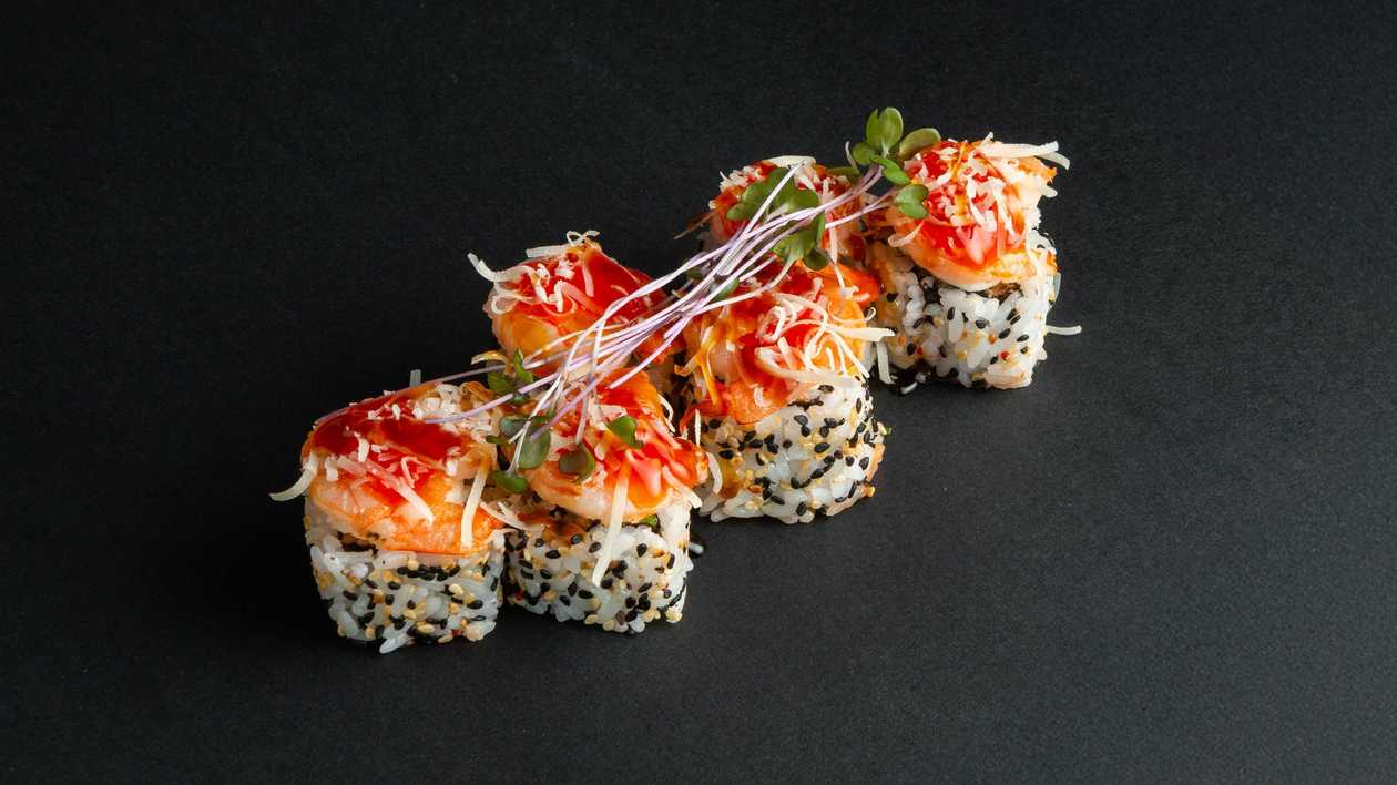 Sweet Cheesy Shrimp Roll