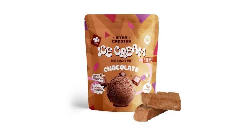 Freeze-dried ice cream STAR CANDIES (CHOCOLATE), 16g