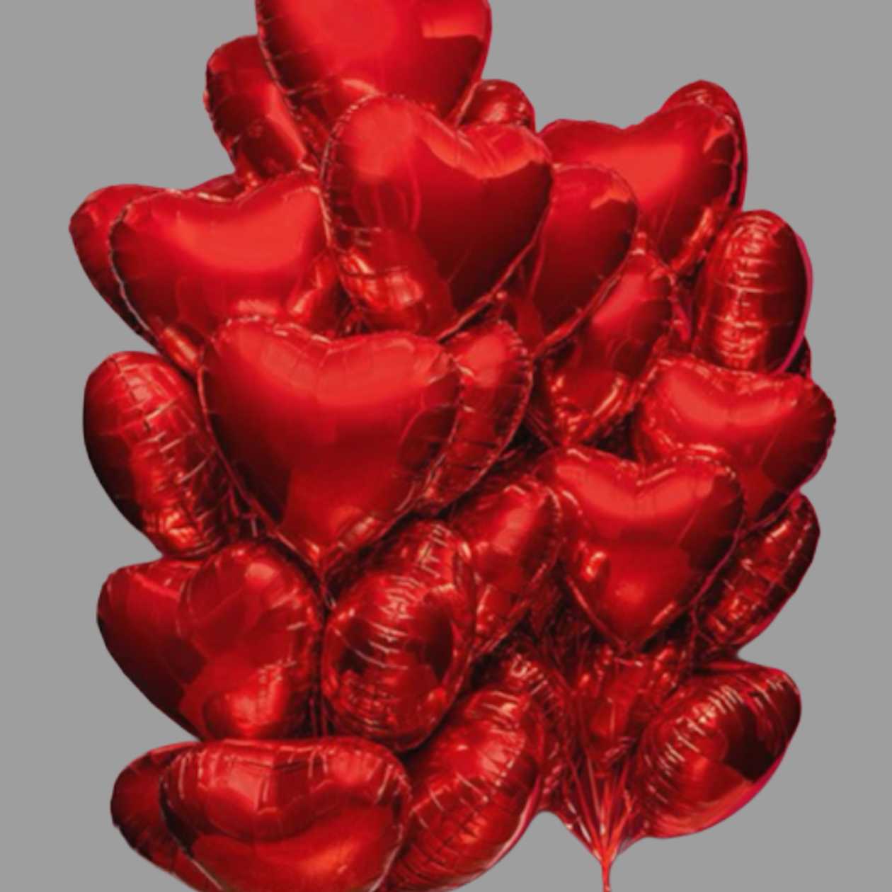 Balon foliowy Czerwone serce 1szt