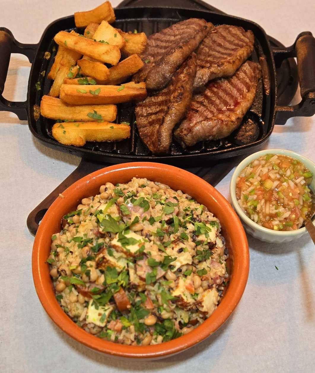 Baião de Dois with Picanha