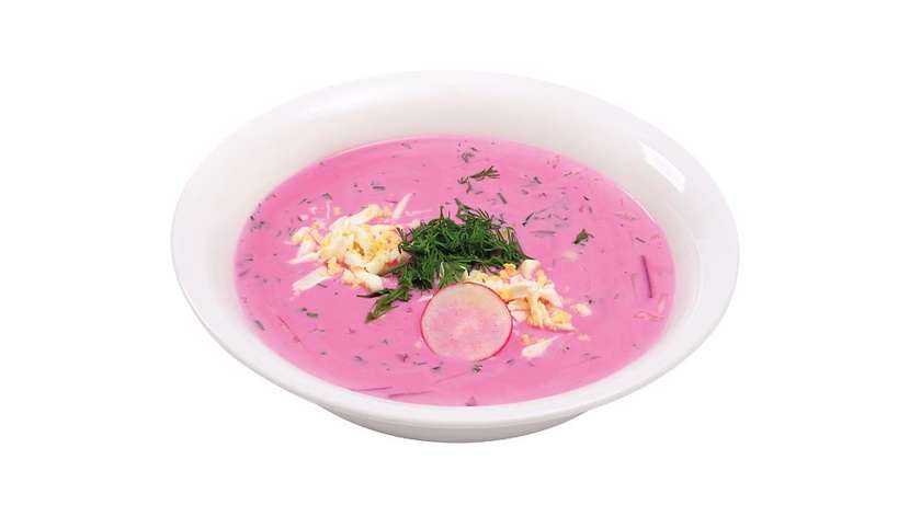 Cold beet soup