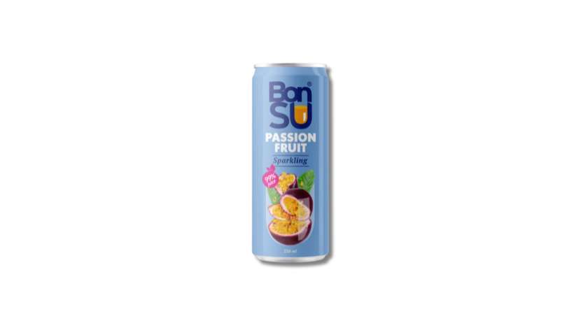 Gazuotas pasiflorų sulčių gėrimas "Bonsu" 0.33 l