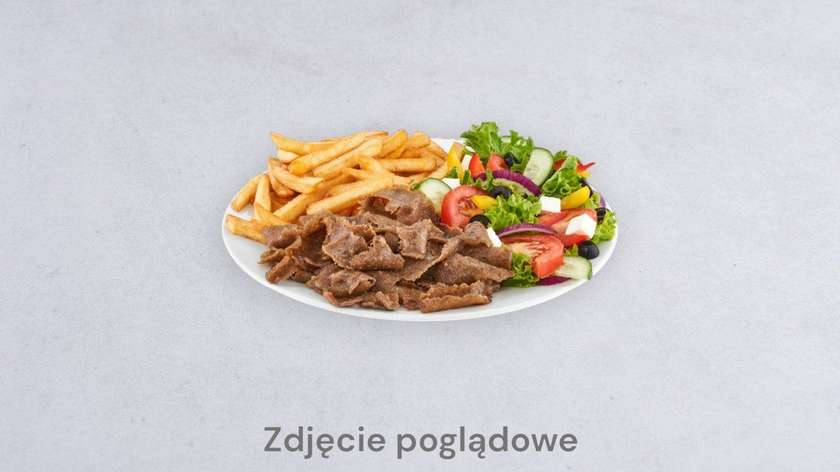Kebab talerz z kurczakiem