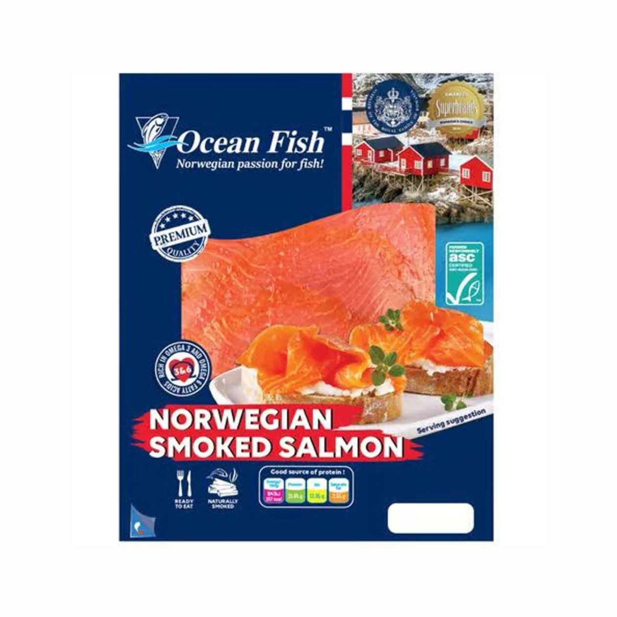 Ocean Fish, Sliced Smoked Salmon, 100 g