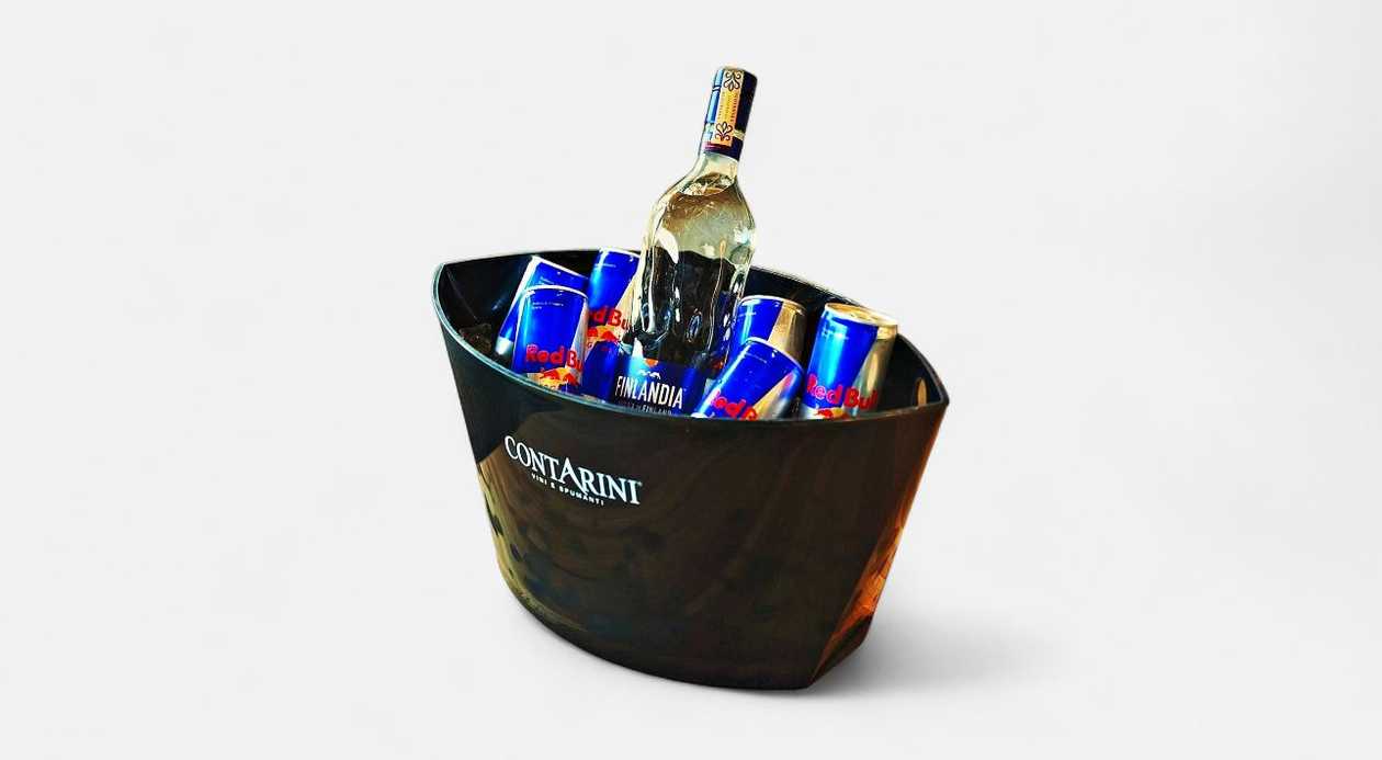 Koskenkorva vodka + Red Bull