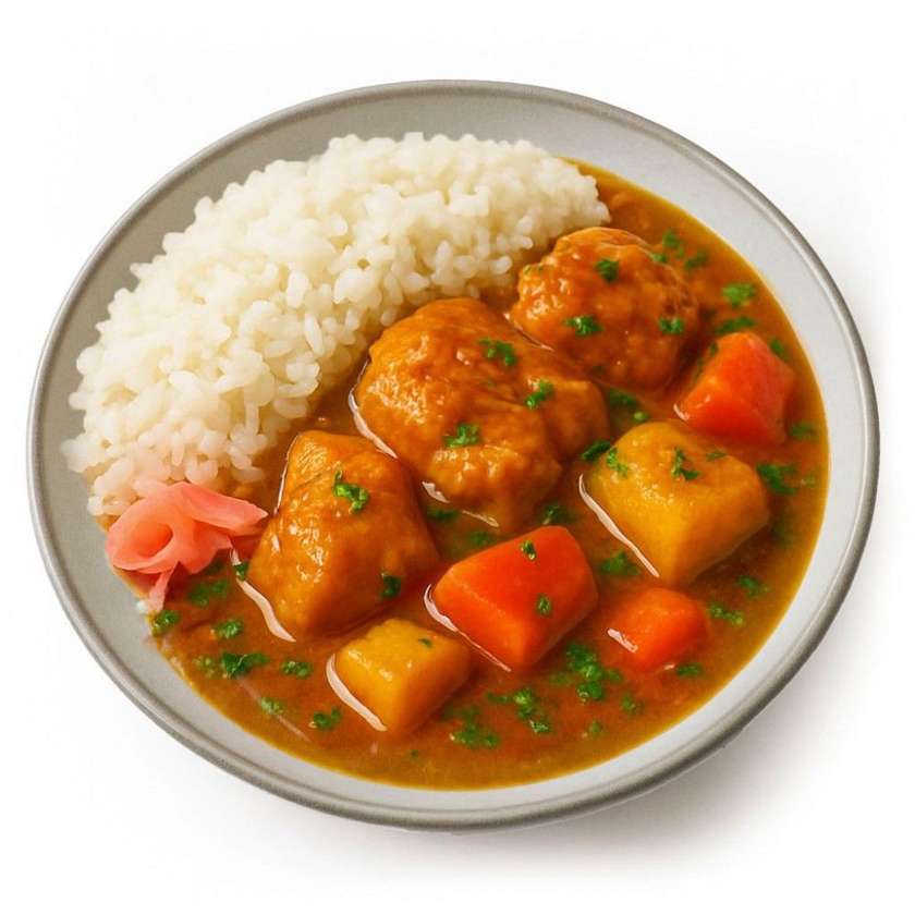 Jaapani kana-karri (チキンカレー)