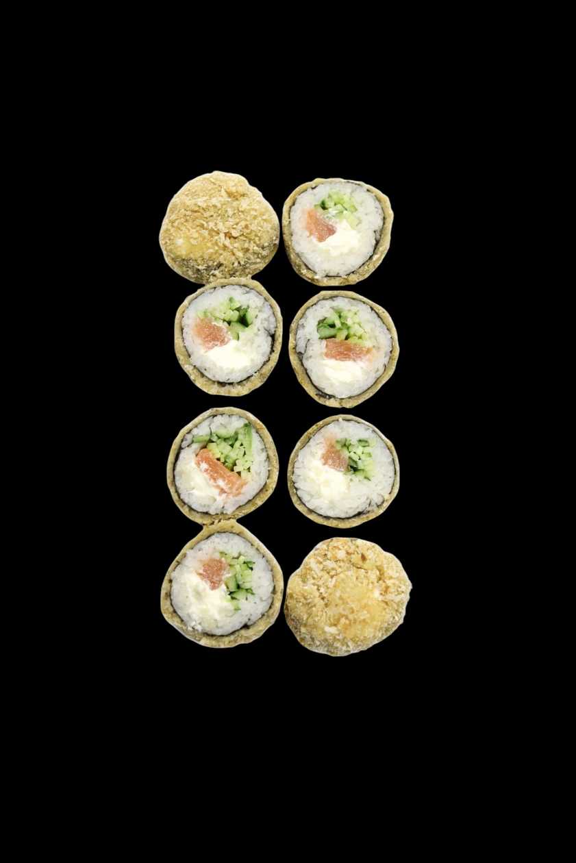 Warm Roll with Salmon