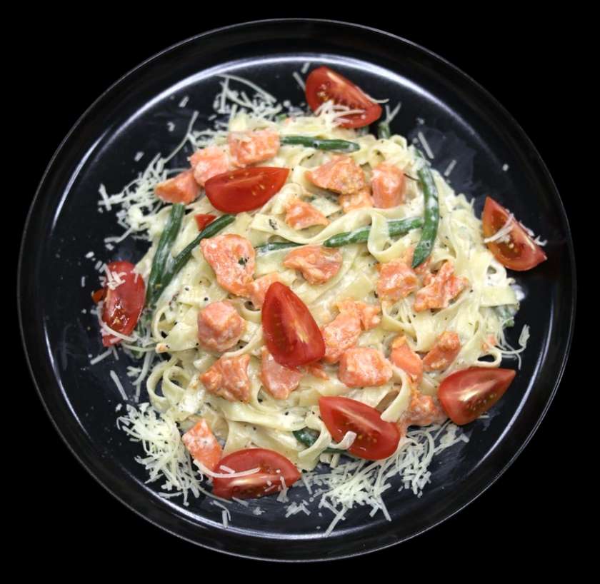 Pasta with Salmon and Asparagus