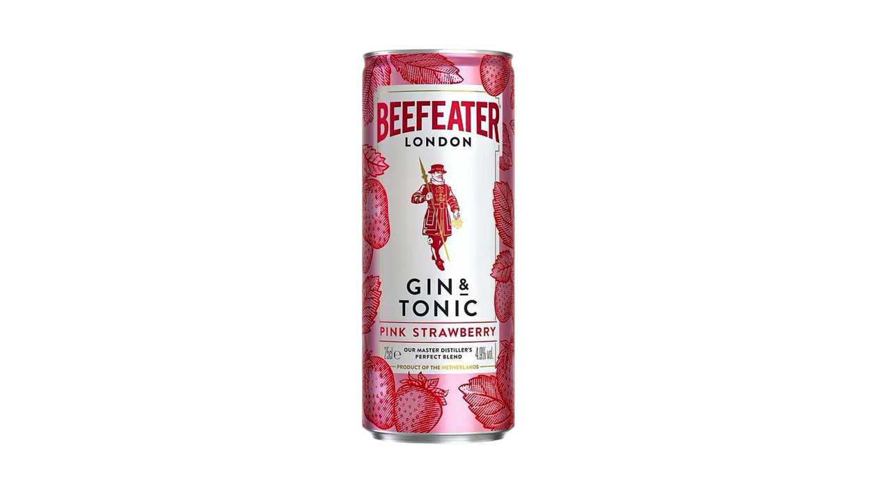 Beefeater Gin & Tonic Pink Strawberry