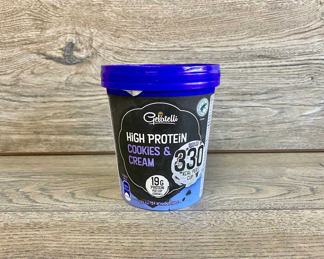 Saldējums Hight Protein Cookies&Cream [ 500 ML ]