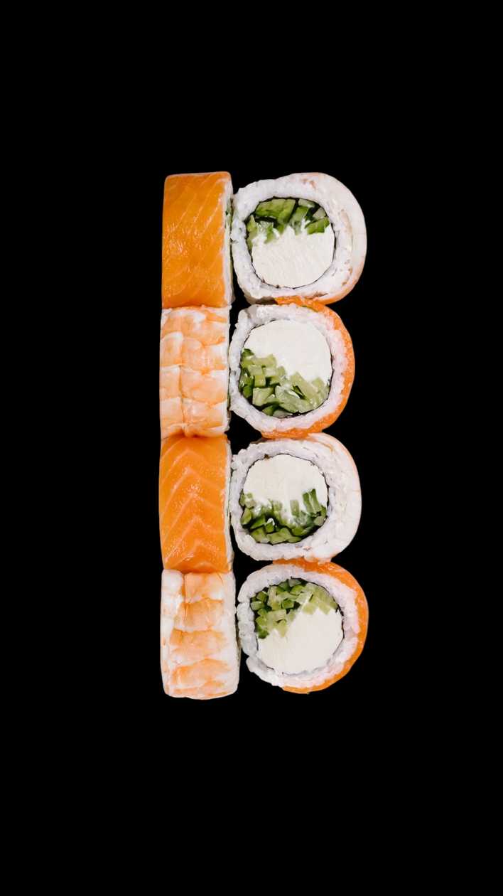 Philadelphia Mix Roll with Shrimp