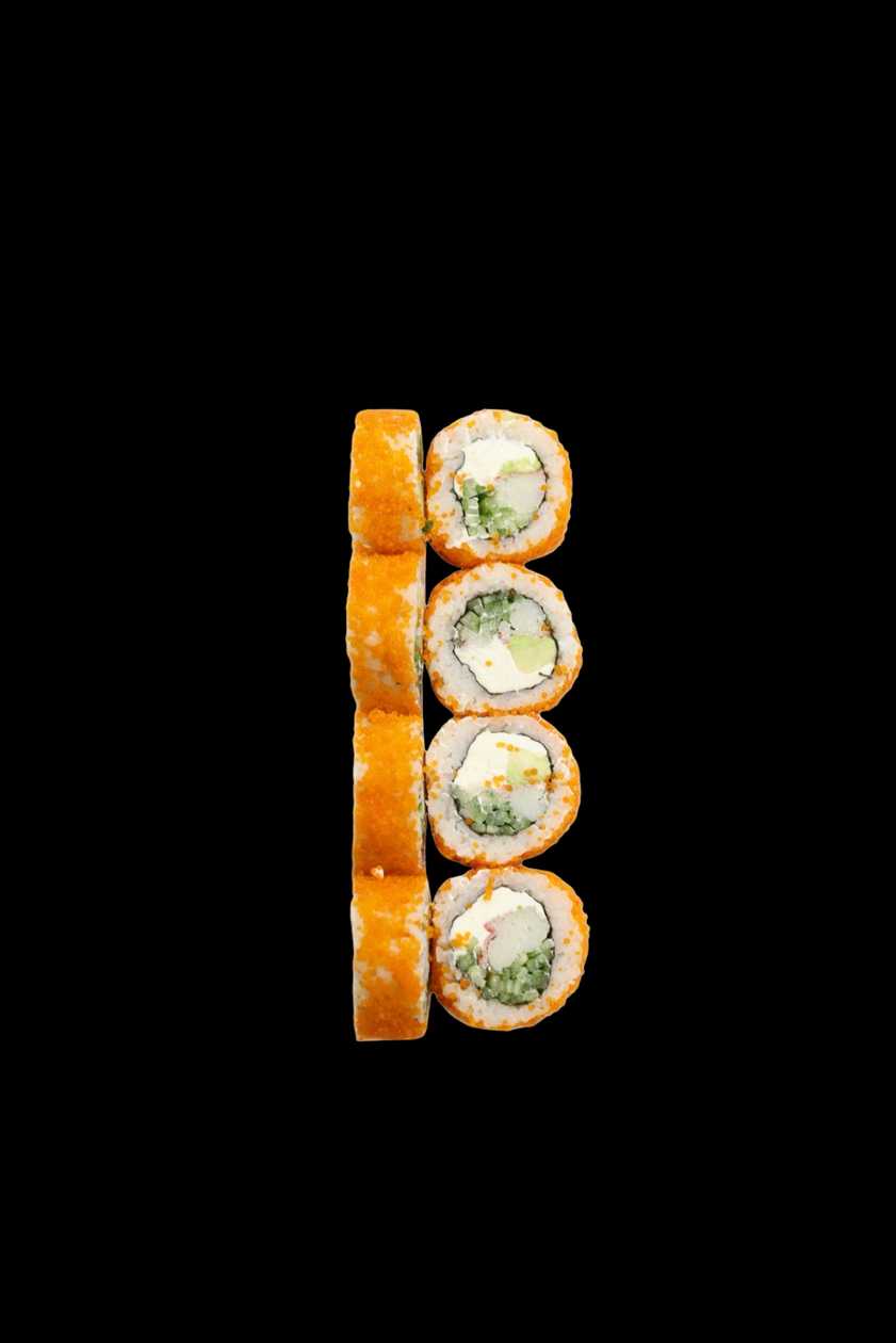 Philadelphia Roll with Snow Crab and Caviar