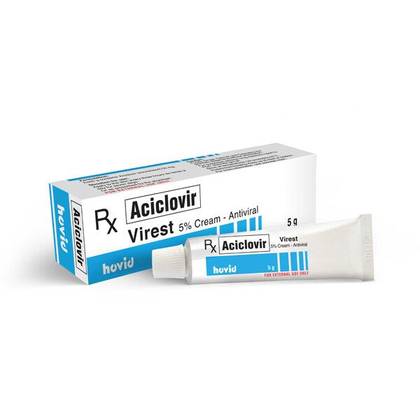 Virest (Acyclovir) 5% Cream 5g