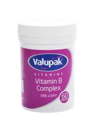 Valupak Vitamin B Complex (One A Day) 60's