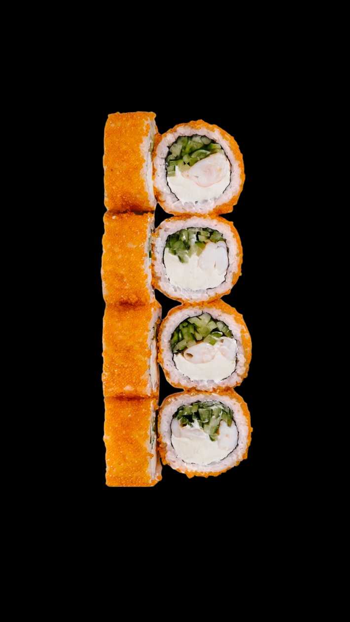 Philadelphia Roll with Shrimp and Caviar