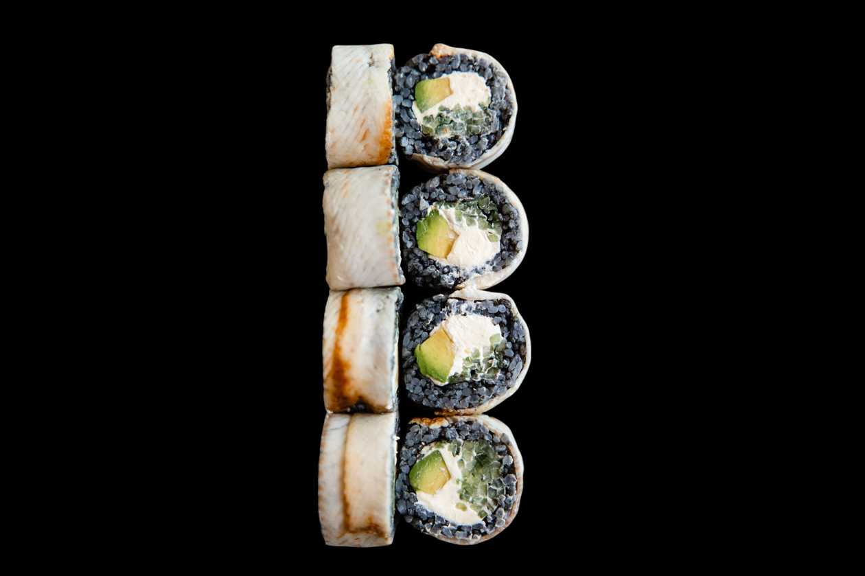Black Philadelphia Roll with Eel