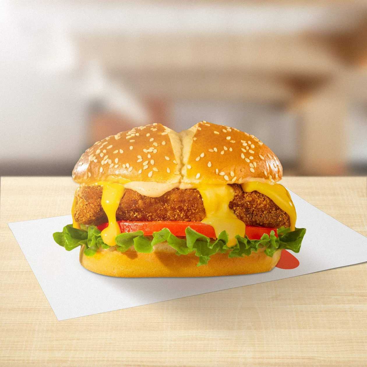chicken club burger