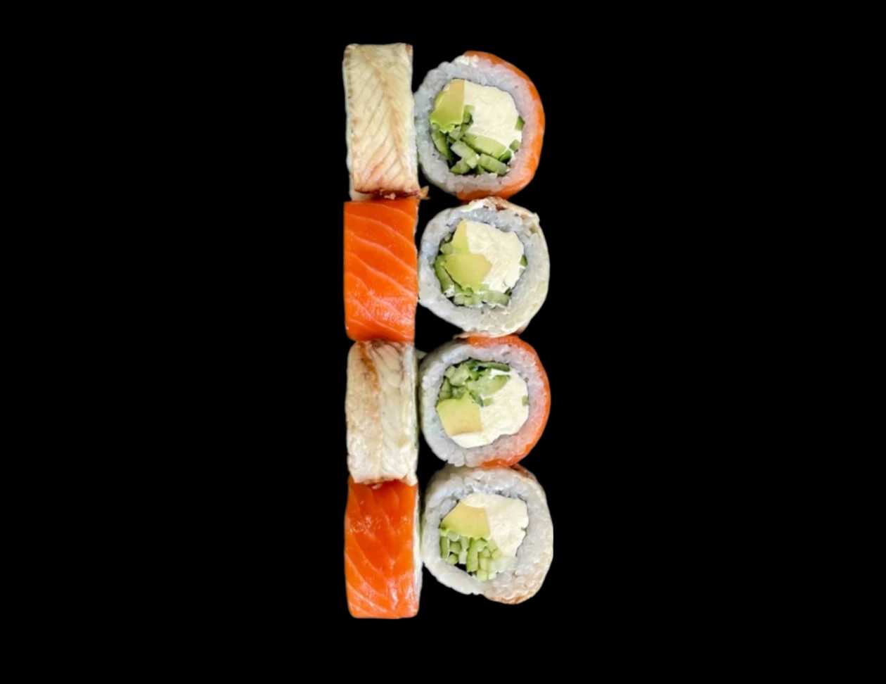 Philadelphia Mix Roll with Eel