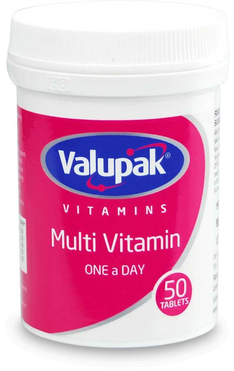 Valupak Multi Vitamin (One A Day) 50's