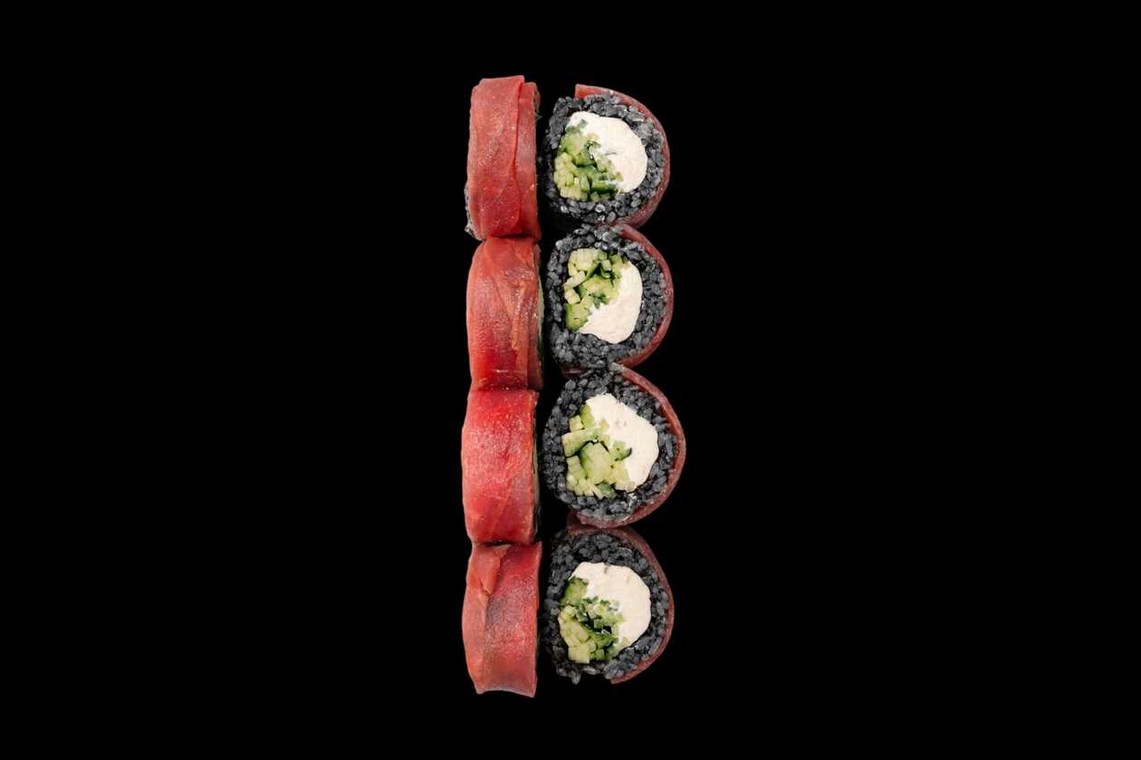 Philadelphia Black Roll with Tuna