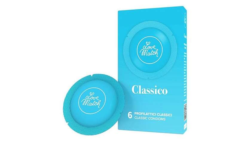 Love Match Classic Condoms, X 6