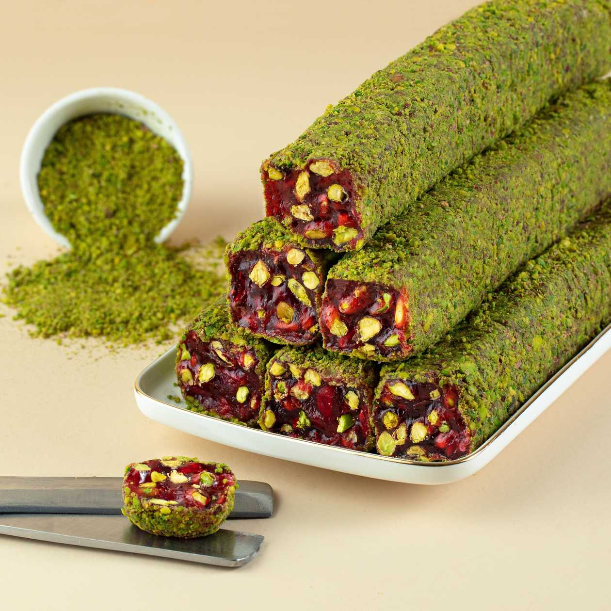 Vip Antep Fıstıqlı Dabl Lokum / VIP Double Traditional Delight with Pistachio