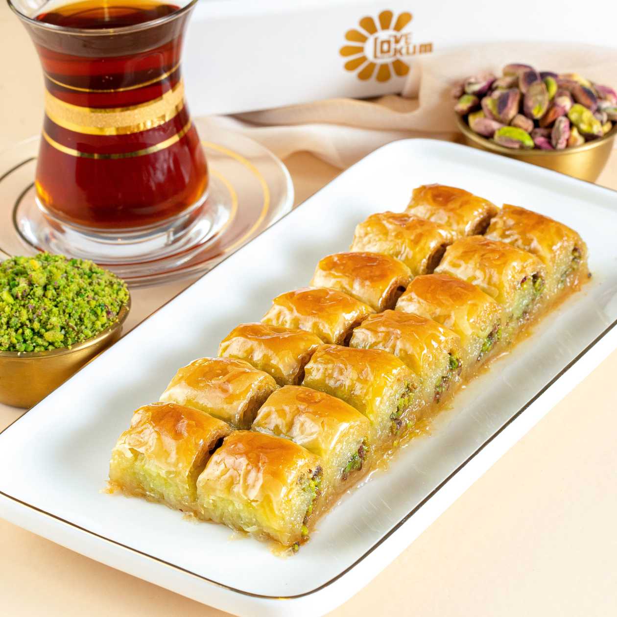 Dolma Fıstıqlı Paxlava (1 Ədəd)