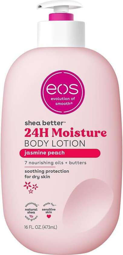 Eos 24h Moisture Body Lotion Jasmine Peach