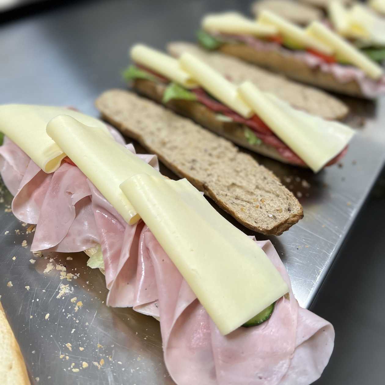 Stuffed baguette