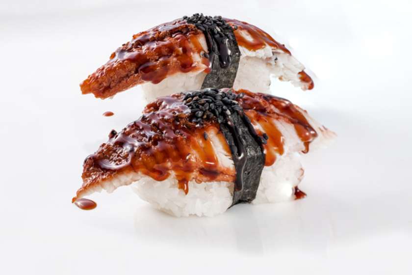 Nigiri z węgorzem