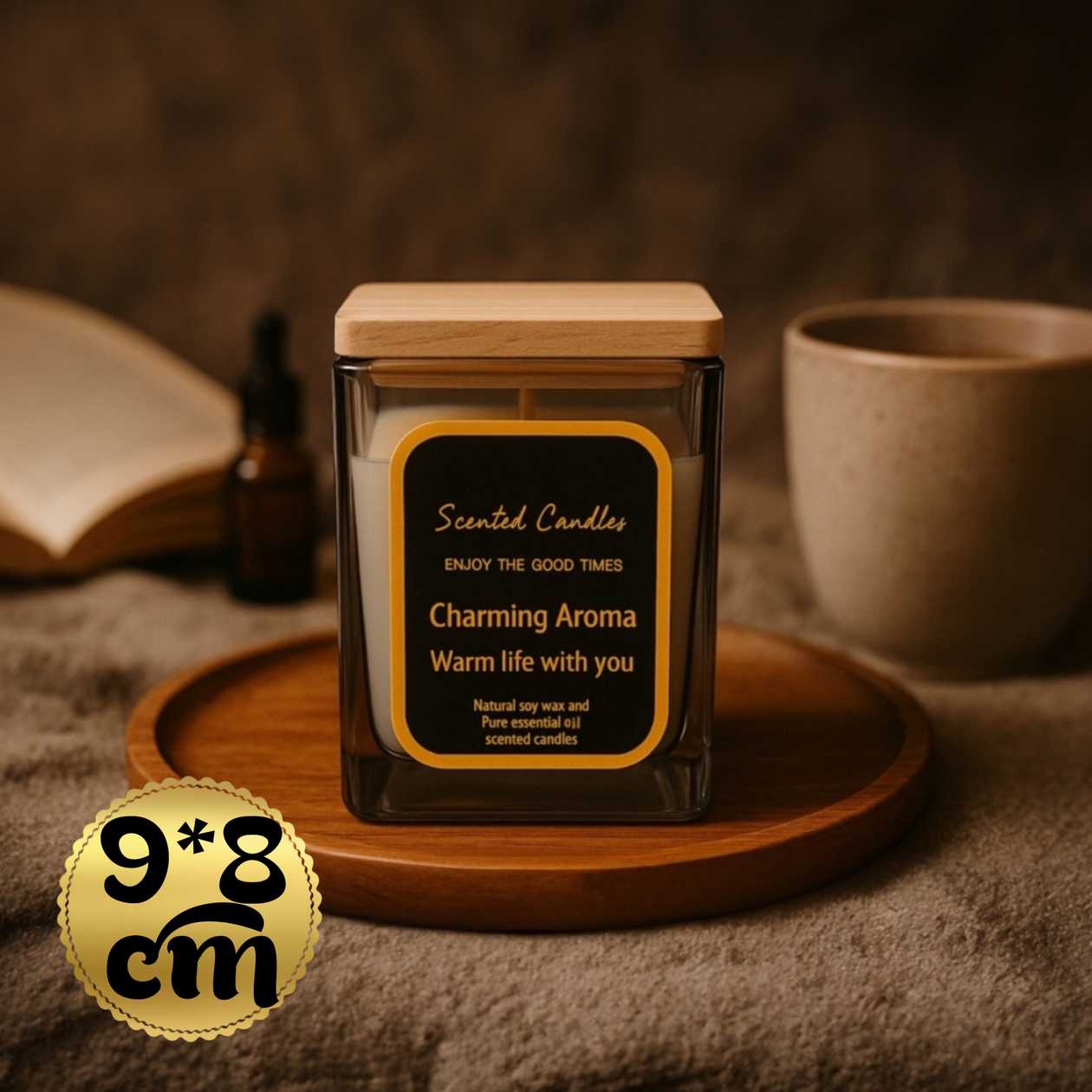 Decorative scented candle