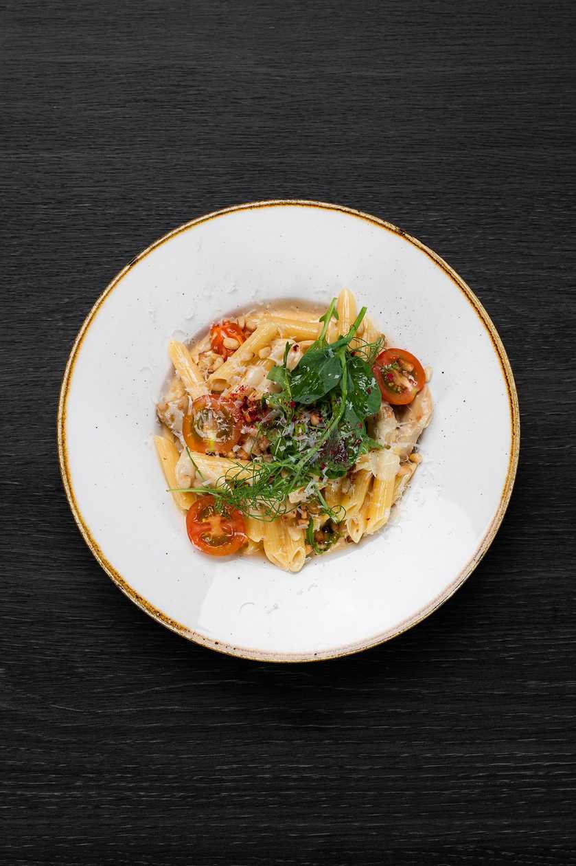 Koorene kanapasta / pestopasta