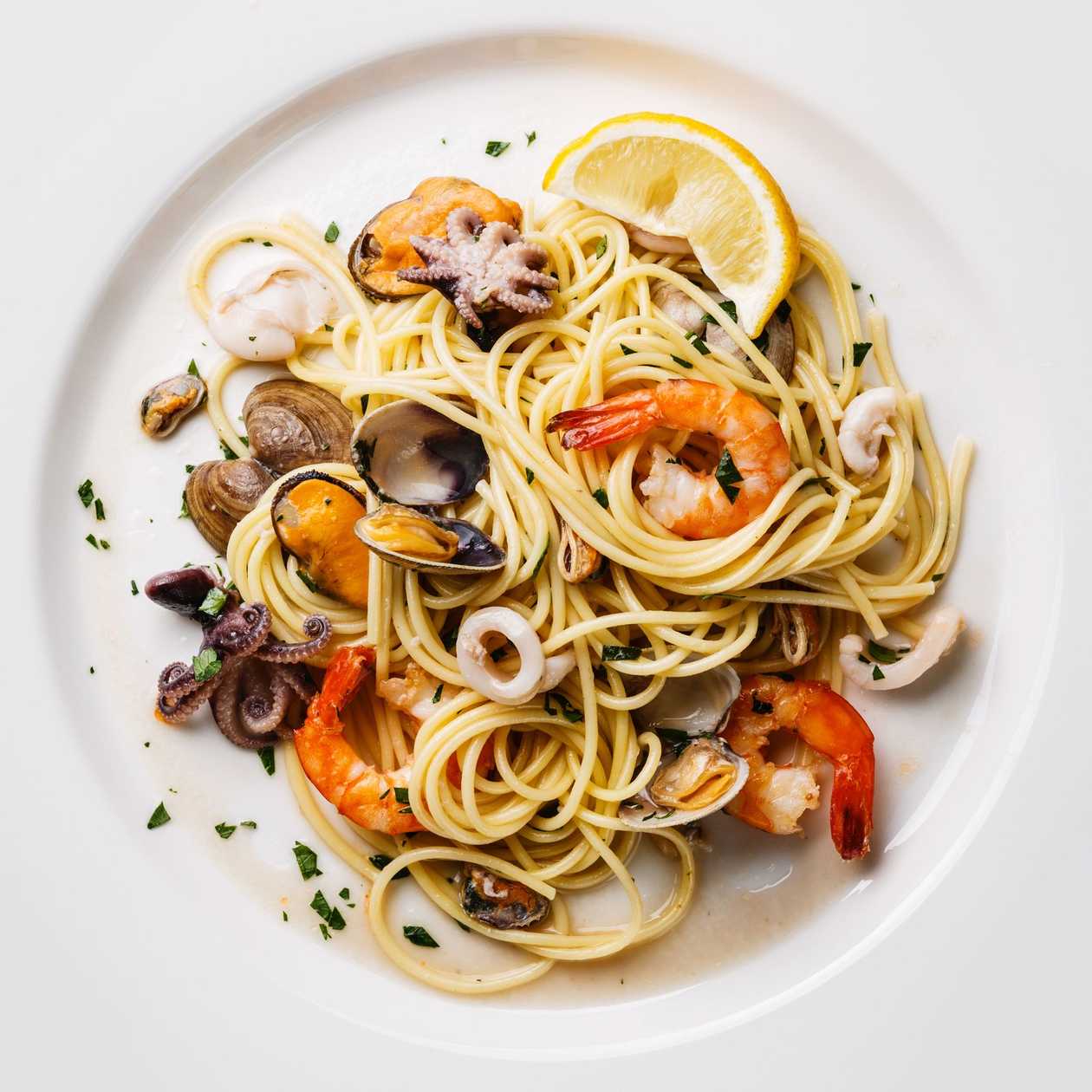 Seafood Fasting Pasta