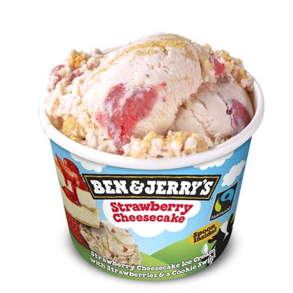Сладолед Ben and Jerry Ягодов чийзкейк (100мл)