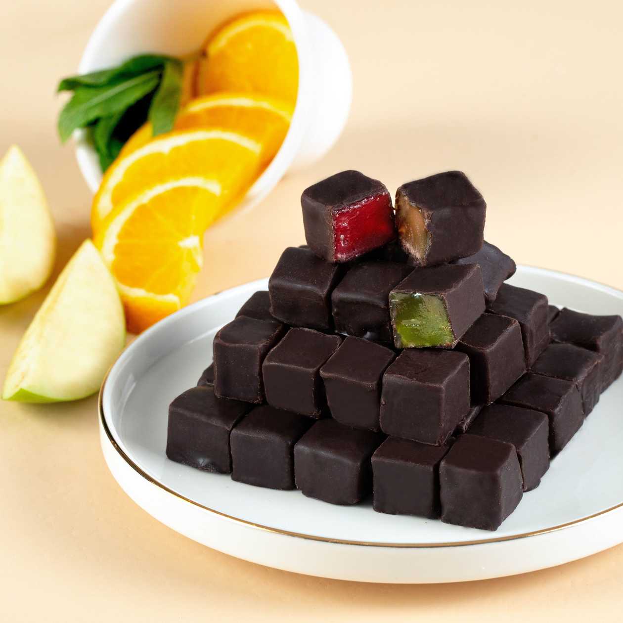 Şokoladlı Quş Lokum / Bird Traditional Delight with Chocolate