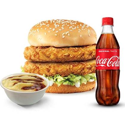 Двоен Филебургер меню