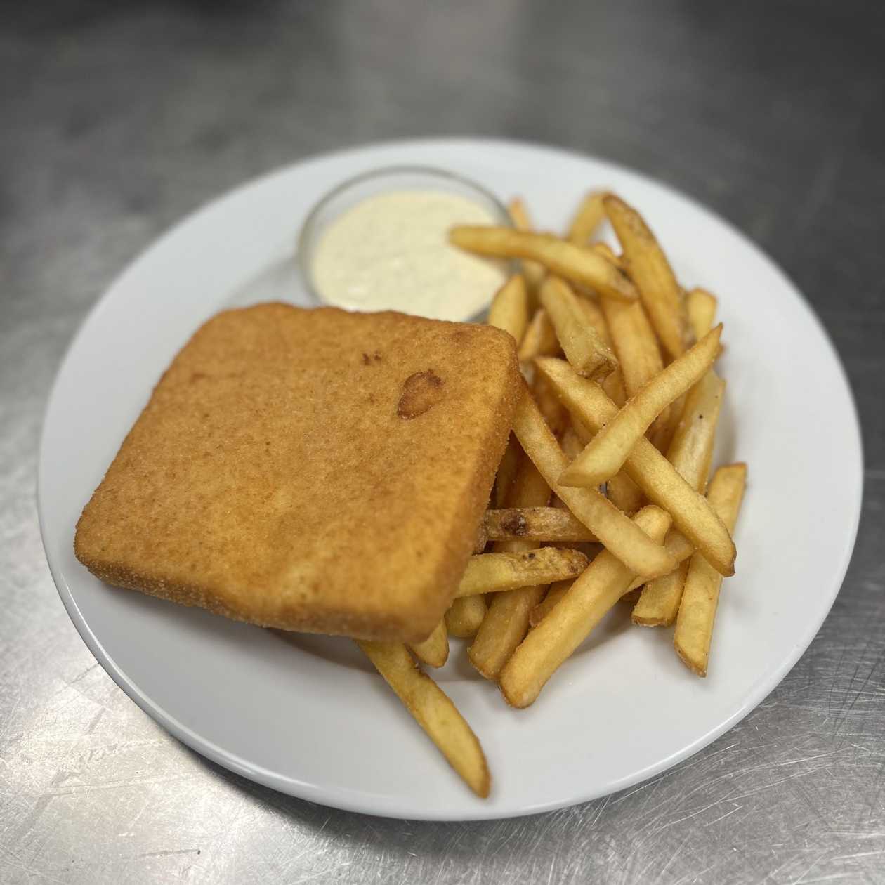Fried cheese, fries