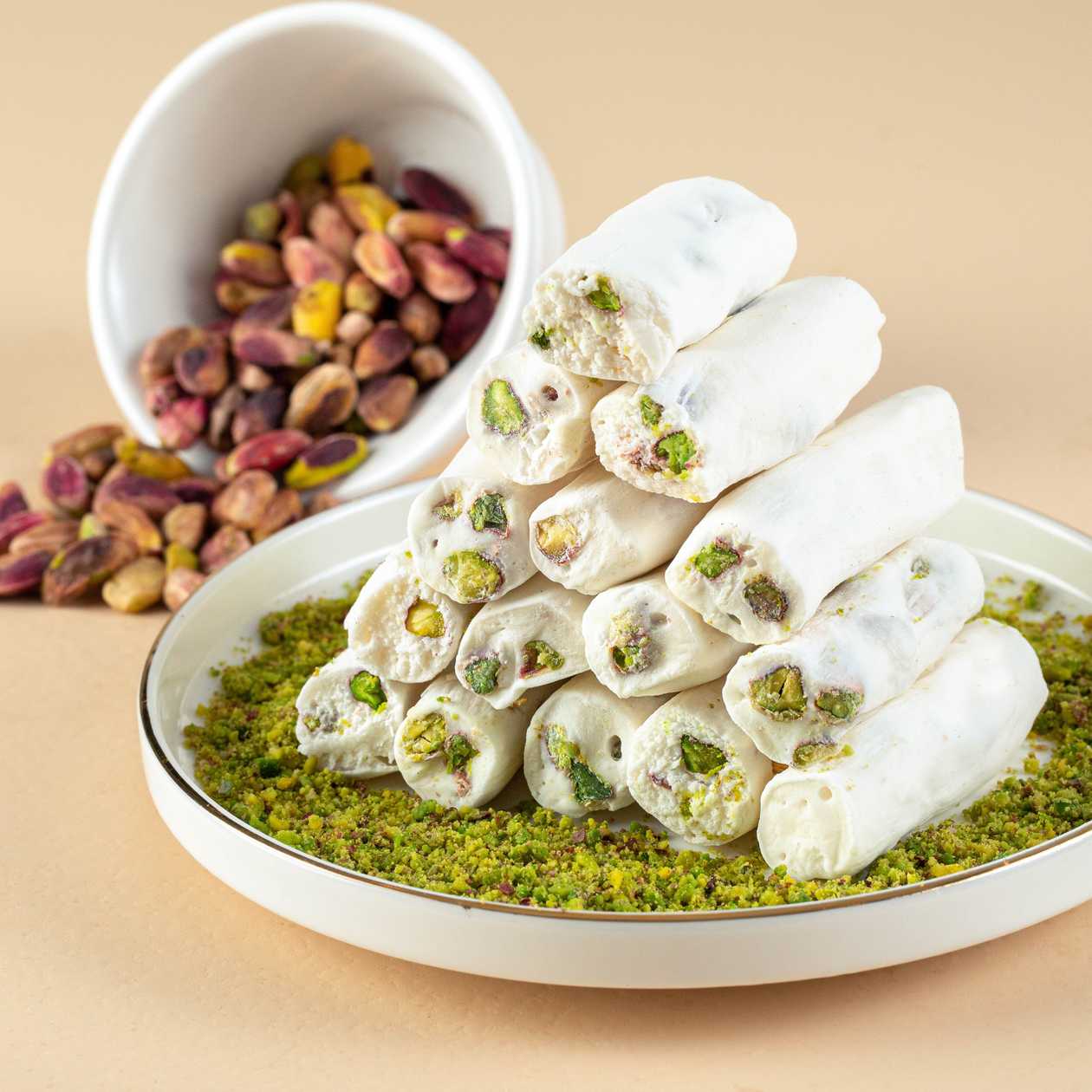Paşa Antep Fıstıqlı Fitil Lokum / Wick Pistachio Pasha