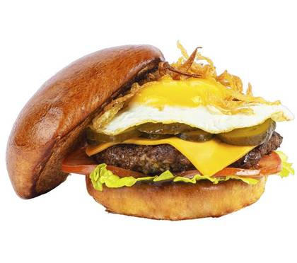 Baby Chicken Burger with Beef