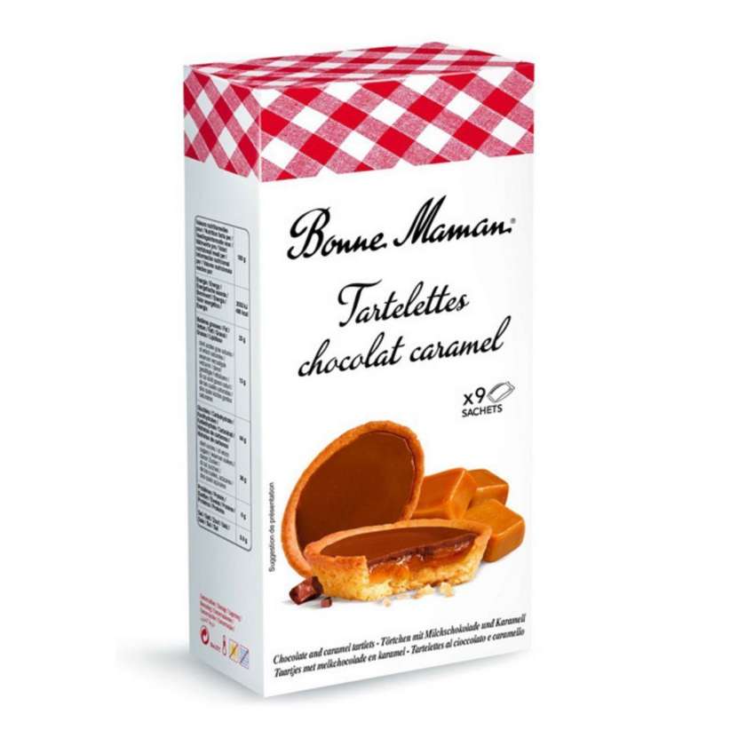French Tartlets with Chocolate Caramel. 135 g. 9 pcs.
