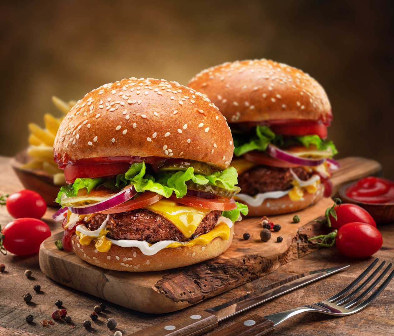 Pork Cheeseburger
