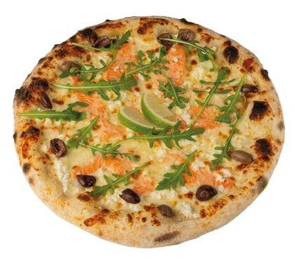 Salmon Ricotta Pizza