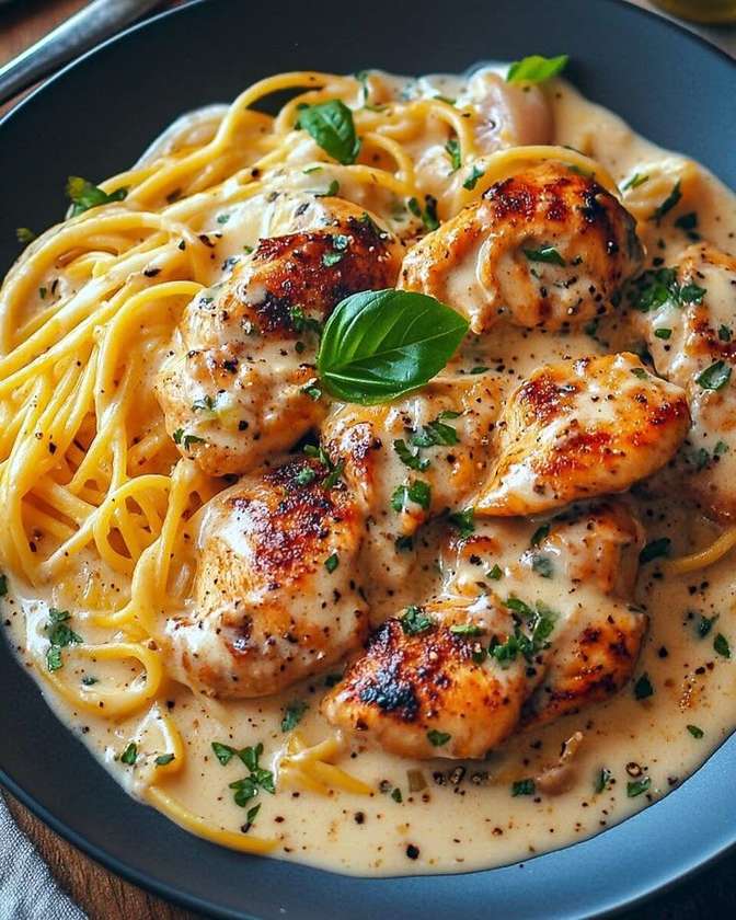 LINGUINE MELANESE CHICKEN