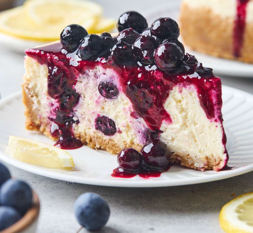 Bluberry cheesecake