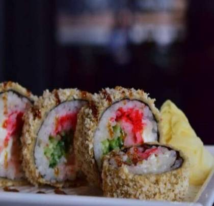 Tempura Roll with Salmon