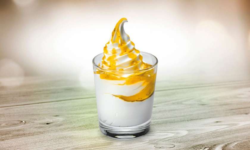 Maracuya ice cream